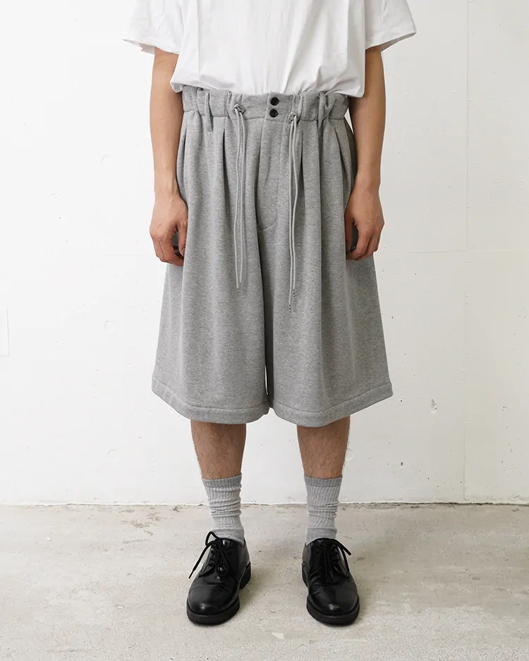 Sillage / loop wheel circular short pants