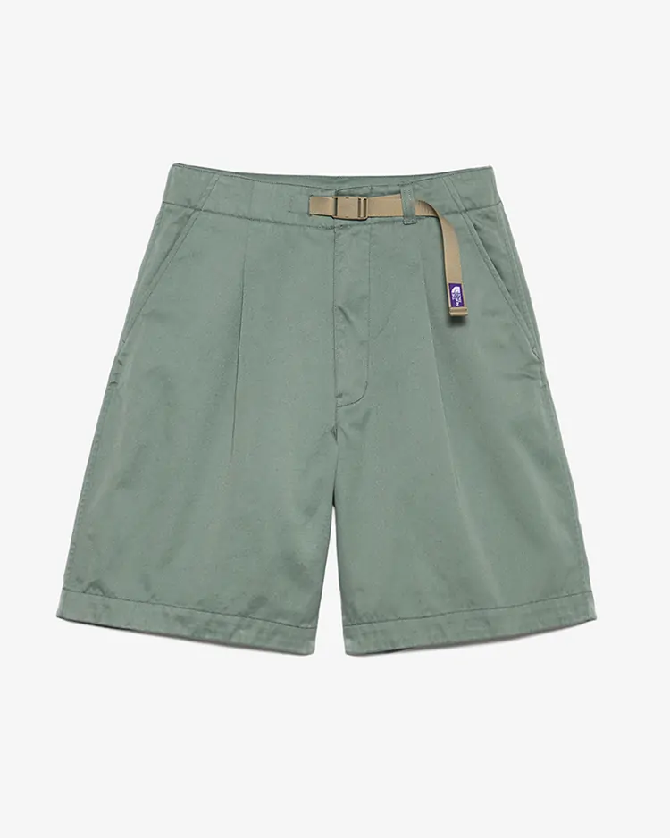 THE NORTH FACE PURPLE LABEL / CHINO TUCK FIELD SHORTS / LS(Light Sage)