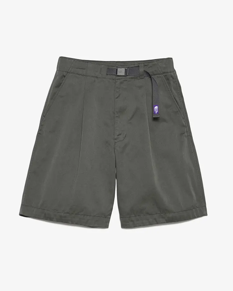 THE NORTH FACE PURPLE LABEL / CHINO TUCK FIELD SHORTS / AH(Asphalt Gray)