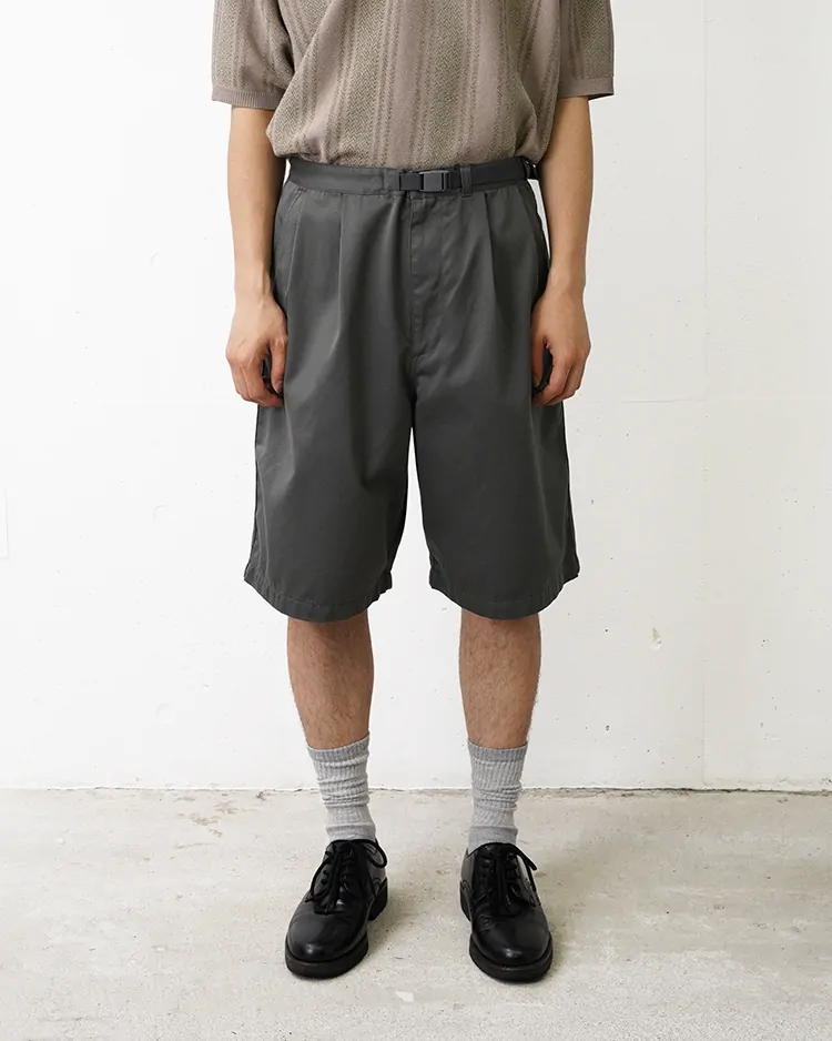 THE NORTH FACE PURPLE LABEL / CHINO TUCK FIELD SHORTS / AH(Asphalt Gray)