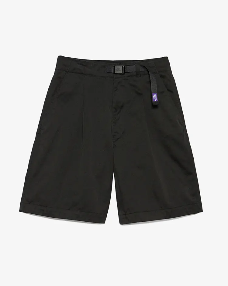 THE NORTH FACE PURPLE LABEL / CHINO TUCK FIELD SHORTS / K(Black)