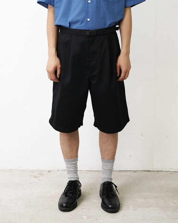 THE NORTH FACE PURPLE LABEL / CHINO TUCK FIELD SHORTS / K(Black)