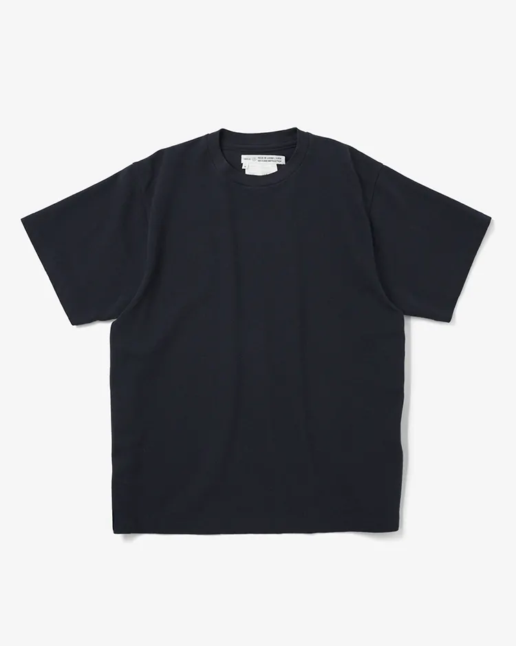 YAECA (MEN) / Pique T-Shirt / NAVY