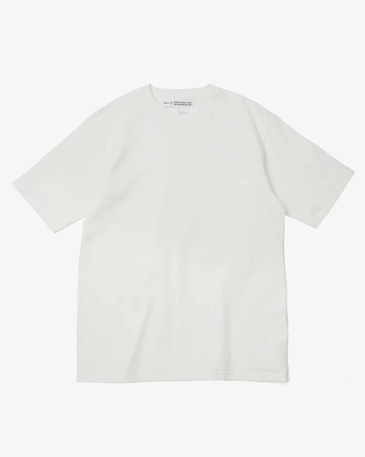 YAECA (MEN) / S/S Pocket T-shirt / WHITE
