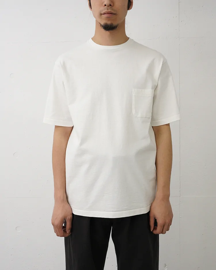 YAECA (MEN) / S/S Pocket T-shirt / WHITE