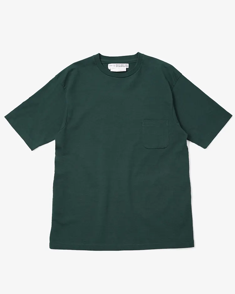 YAECA (MEN) / S/S Pocket T-shirt / GREEN