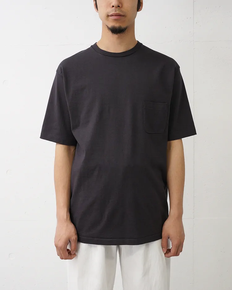 YAECA (MEN) / S/S Pocket T-shirt / CHARCOAL