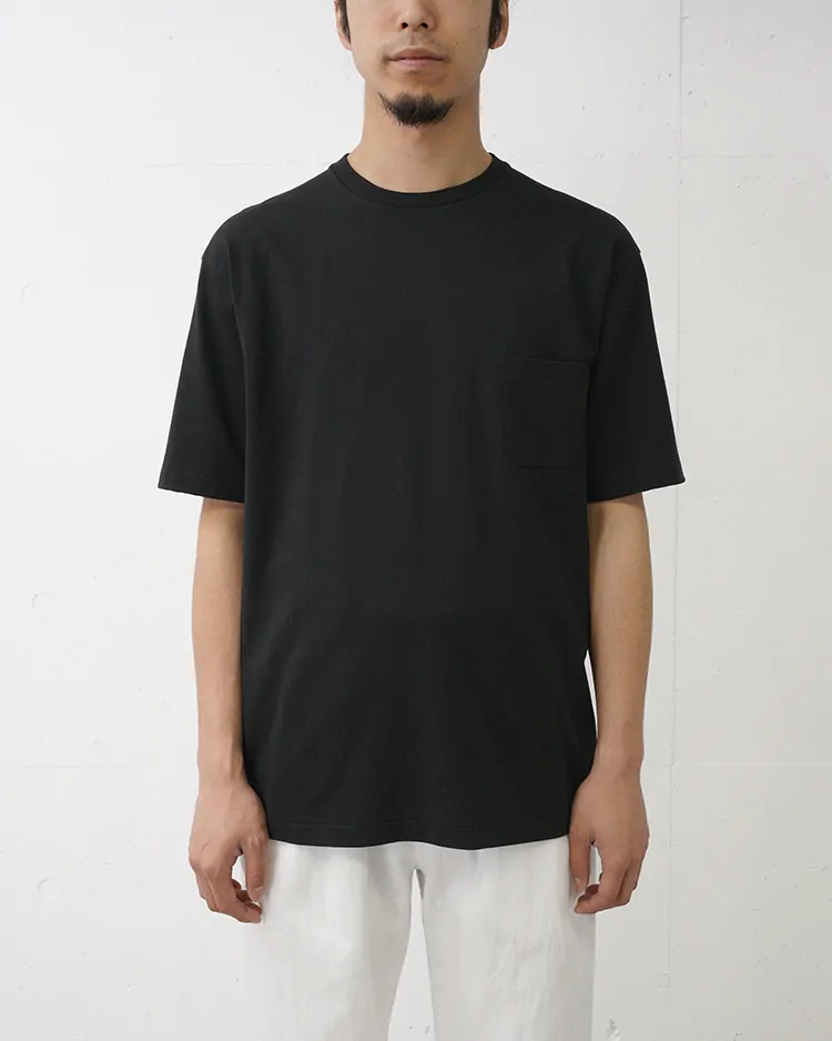 YAECA (MEN) / S/S Pocket T-shirt / BLACK