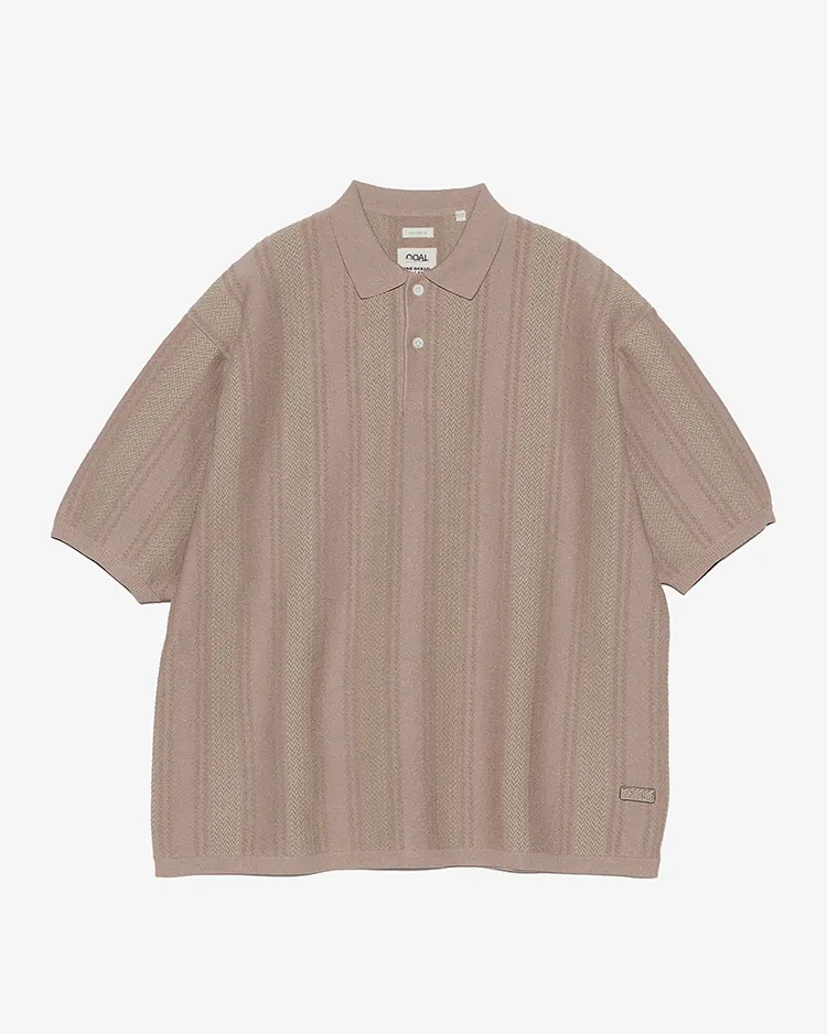nanamica / Knit Polo Sweater / BE(Beige)
