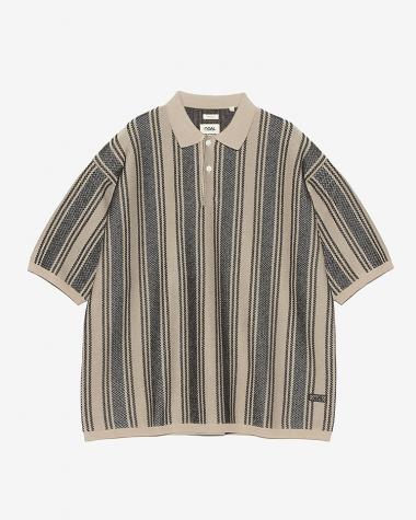  / Knit Polo Sweater / CH(Charcoal)