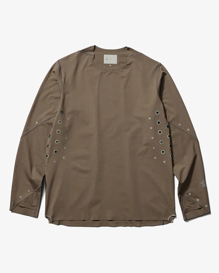 Goldwin 0 / Advanced Gleam L/S T-shirt / IRON (6B)