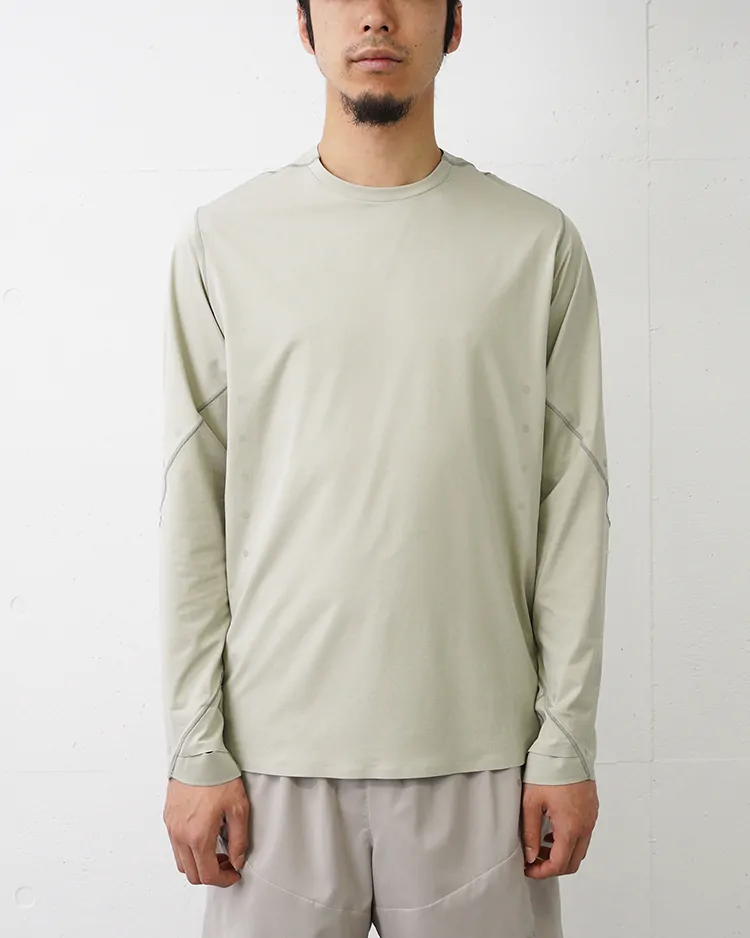 Goldwin 0 / Advanced Gleam L/S T-shirt / GRAY HAZE (GH)
