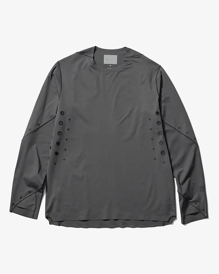 Goldwin 0 / Advanced Gleam L/S T-shirt / FORGED IRON (EF)