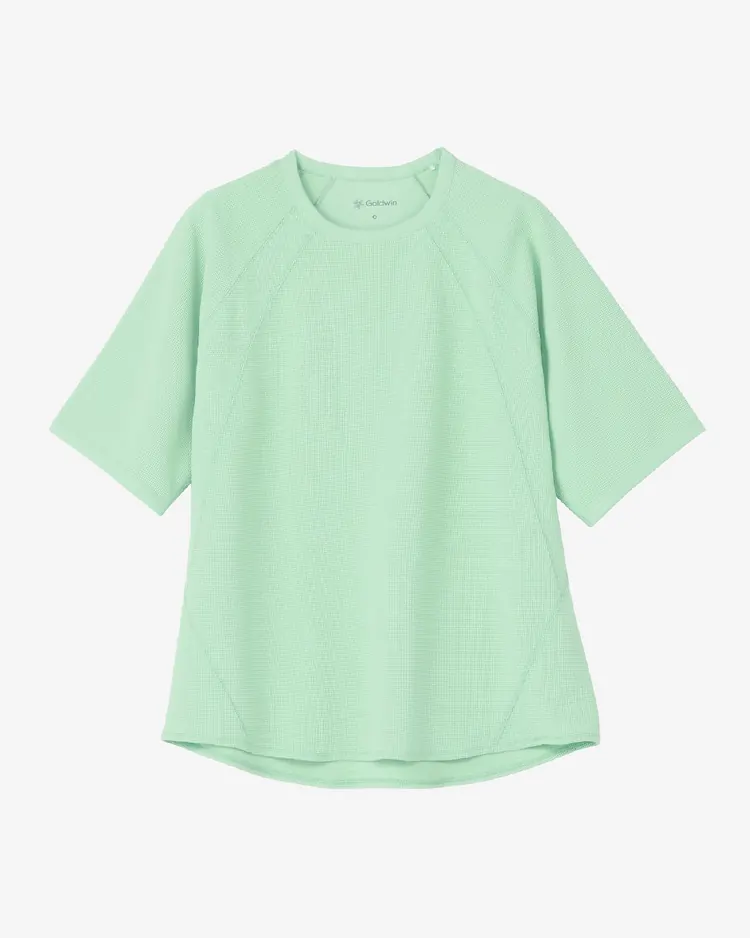 Goldwin / Mesh WF Actinoid T-shirt / OPAL GREEN (OP)