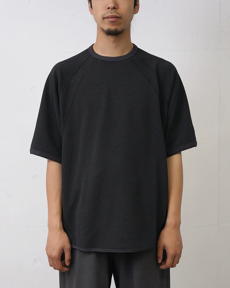 Goldwin / Mesh WF Actinoid T-shirt / EBONY GRAY (EB)