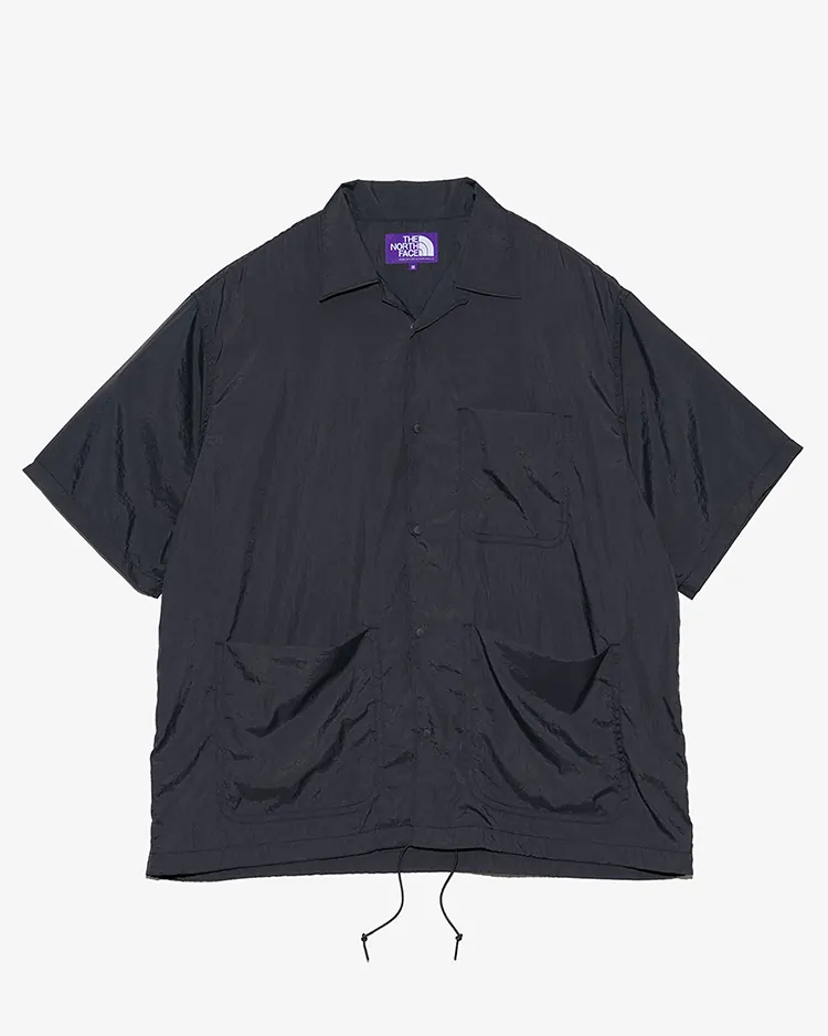 THE NORTH FACE PURPLE LABEL / NYLON TAFFETA FIELD S/S SHIRT /  AH(Asphalt Gray)