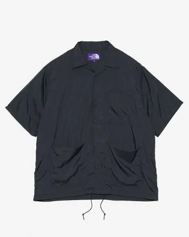THE NORTH FACE PURPLE LABEL / NYLON TAFFETA FIELD S/S SHIRT /  AH(Asphalt Gray)