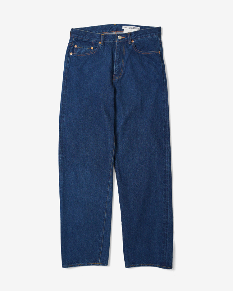 YAECA (MEN) / WIDE STRAIGHT (13-13U) / BLUE