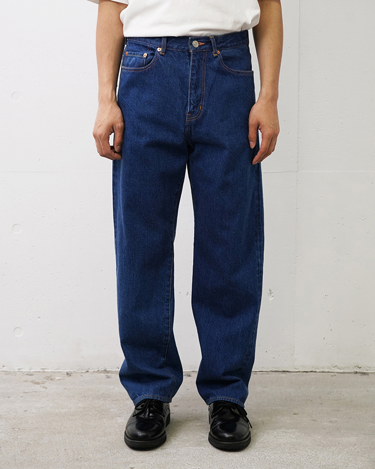 YAECA (MEN) / WIDE STRAIGHT (13-13U) / BLUE