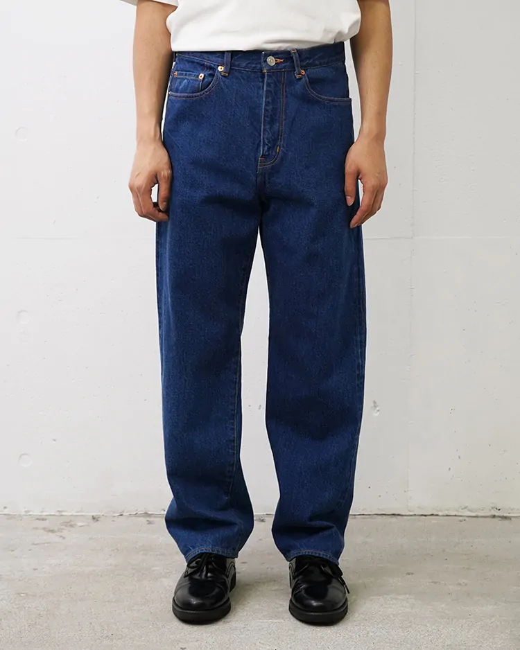 YAECA (MEN) / WIDE STRAIGHT (13-13U) / BLUE