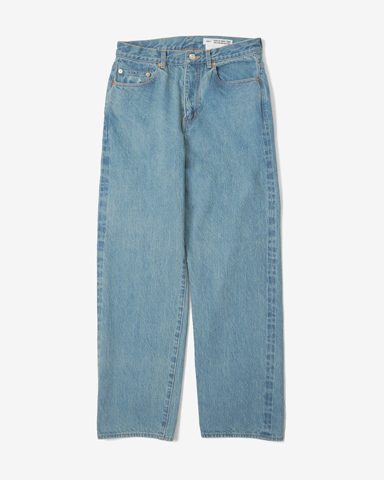 YAECA (MEN) / WIDE STRAIGHT (13-13U) / L.BLUE