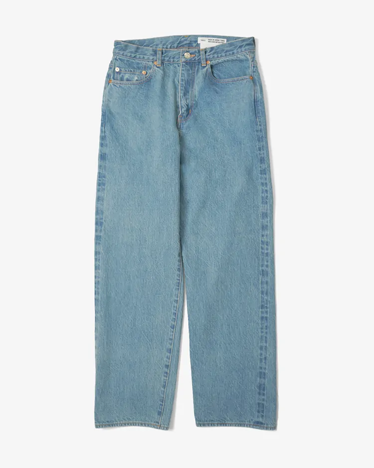 YAECA (MEN) / WIDE STRAIGHT (13-13U) / L.BLUE