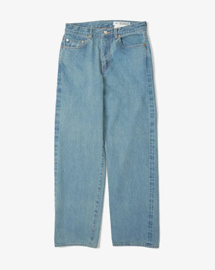 YAECA (MEN) / WIDE STRAIGHT (13-13U) / L.BLUE