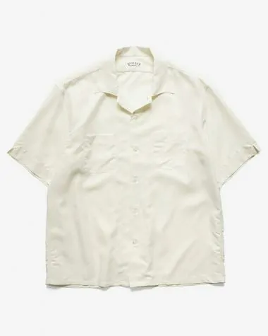ORRS / S/S OPEN COLLER SHIRT / NATURAL
