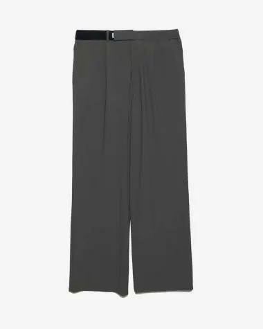 Graphpaper (MEN) / Flex Tricot Wide Chef Pants / GRAY