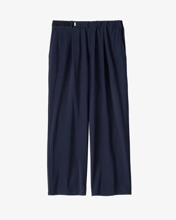 Graphpaper (MEN) / Flex Tricot Wide Chef Pants / NAVY