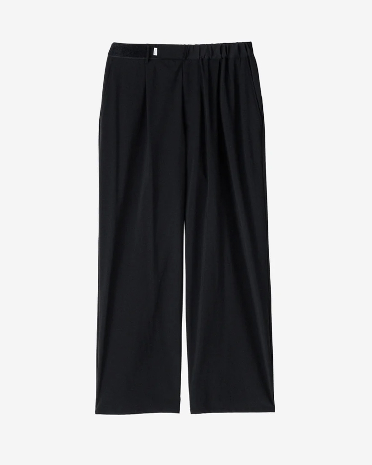 Graphpaper (MEN) / Flex Tricot Wide Chef Pants / BLACK
