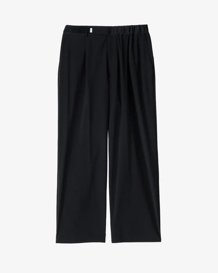 Graphpaper (MEN) / Flex Tricot Wide Chef Pants / BLACK