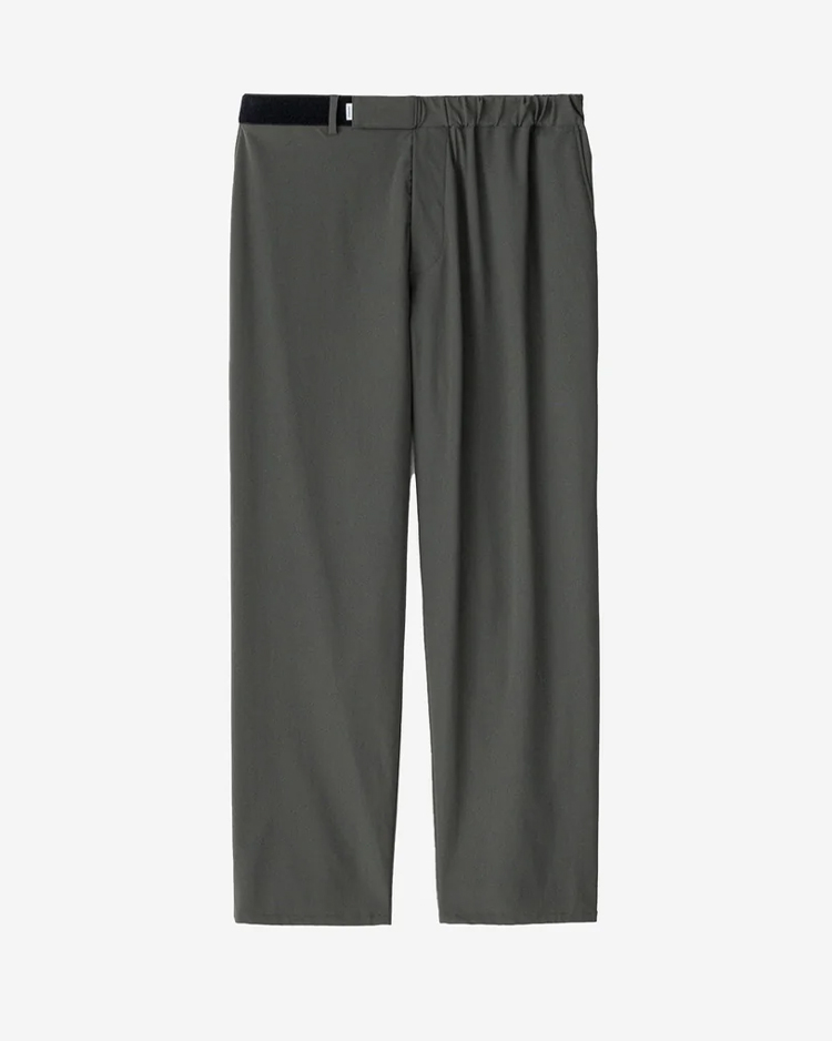 Graphpaper (MEN) / Flex Tricot Wide Tapered Chef Pants / GRAY
