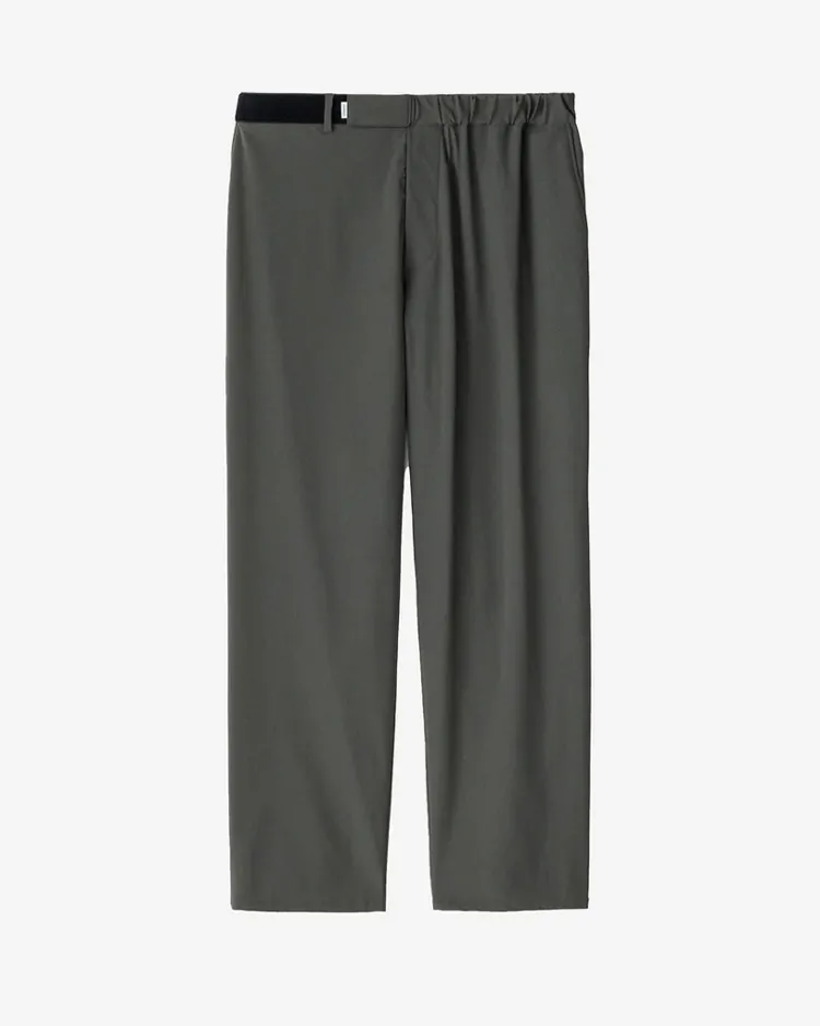 Graphpaper (MEN) / Flex Tricot Wide Tapered Chef Pants / GRAY