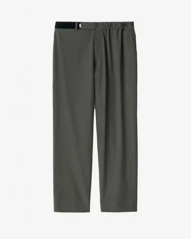 Graphpaper (MEN) / Flex Tricot Wide Tapered Chef Pants / GRAY