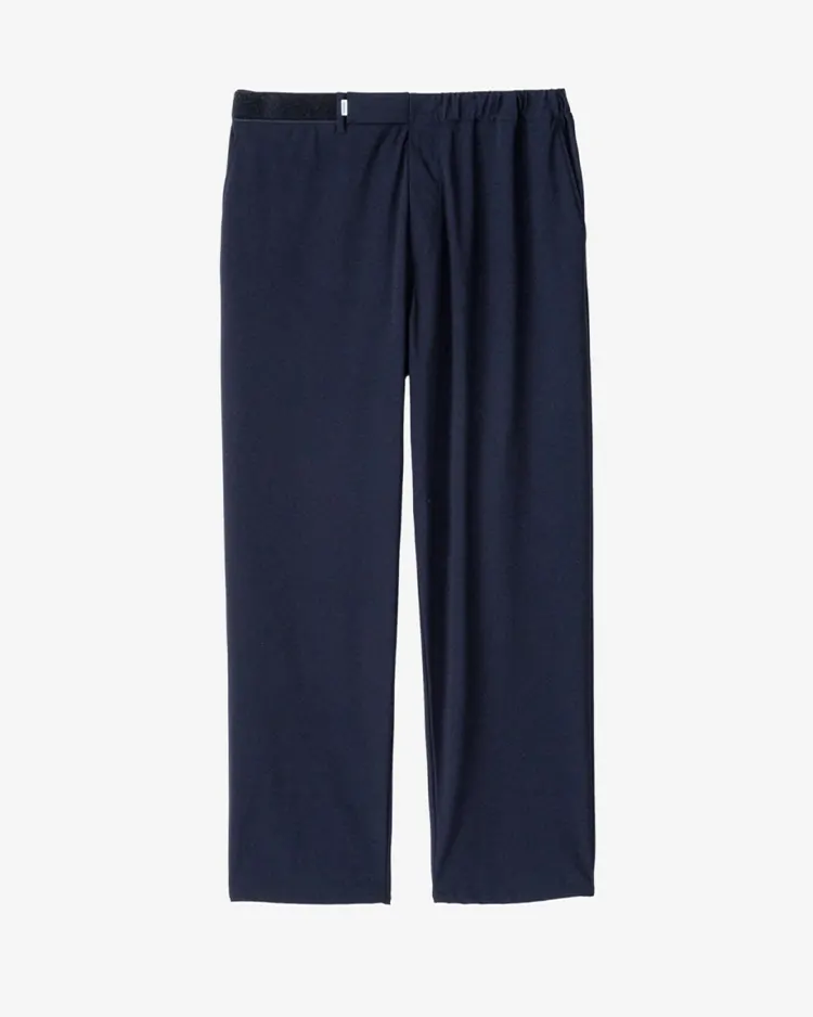 Graphpaper (MEN) / Flex Tricot Wide Tapered Chef Pants / NAVY