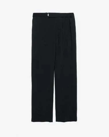 Graphpaper (MEN) / Flex Tricot Wide Tapered Chef Pants / BLACK