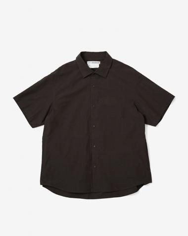  / S/S Comfort Shirt-Extra Wide  / D.BROWN