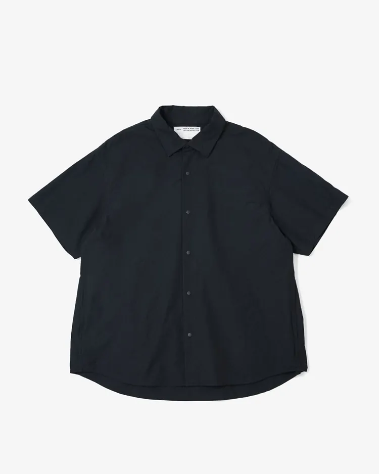 YAECA (MEN) / S/S Comfort Shirt-Extra Wide  / D.NAVY
