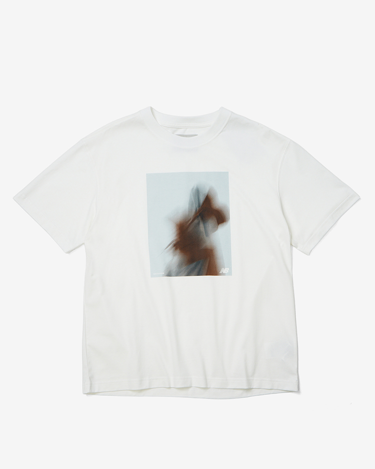 NEW BALANCE / NB GRAY PHOTO T-SHIRT (MT61D0ZS) / BROWN