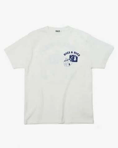 D&D (Souvenir items) / D&D BAKU DICE ADDRESS TEE / WHITE
