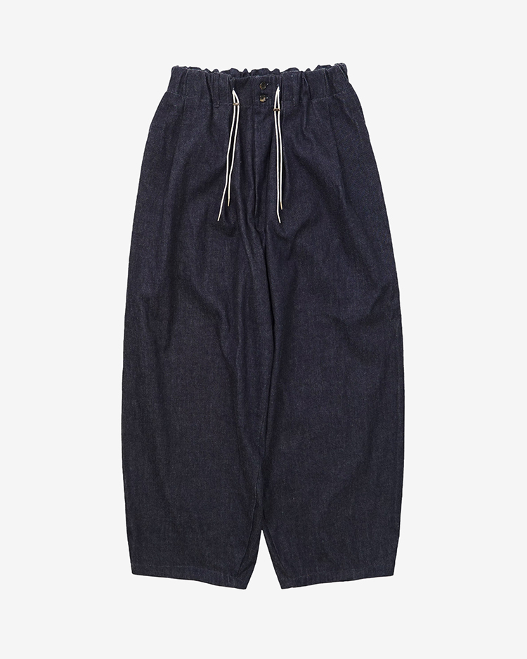 circular pants denim one wash | Sillage(シアージ) | BOTTOMS