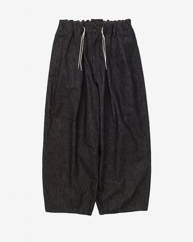 Sillage / circular pants black denim one wash