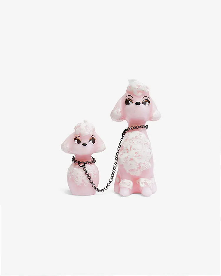 OLGA GOOSE CANDLE / PINK POODLE ピンクのプードル