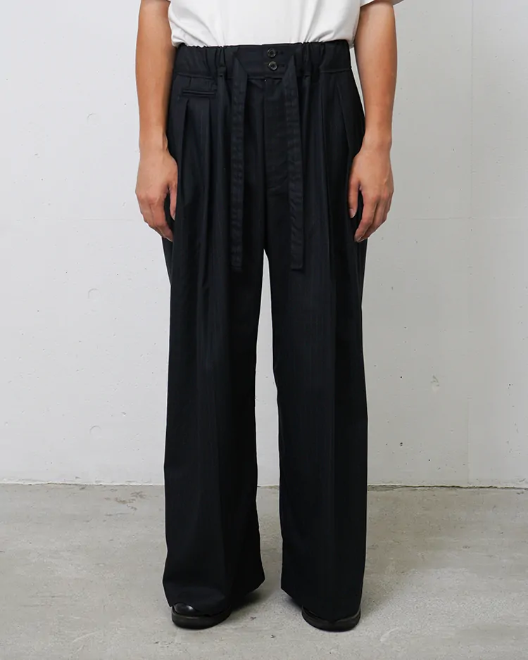 Sillage / hakama pants black stripe