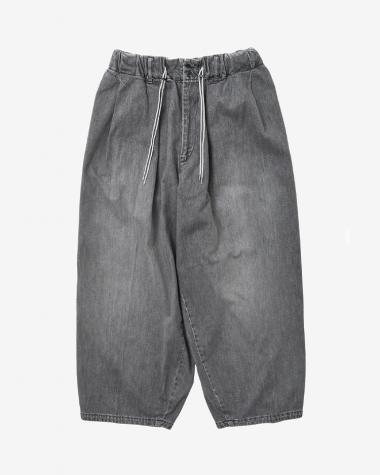 Sillage / circular pants black denim bleached