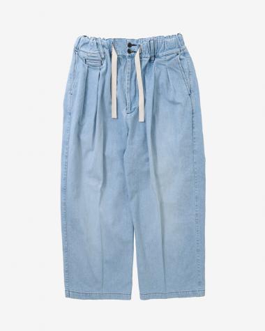 Sillage / hakama pants denim bleached