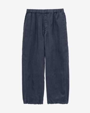 / Linen Track Pants / NAVY