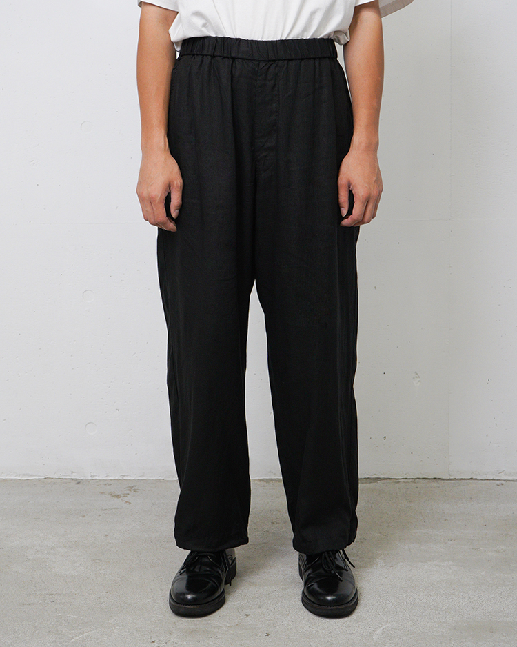 Graphpaper (MEN) / Linen Track Pants / BLACK