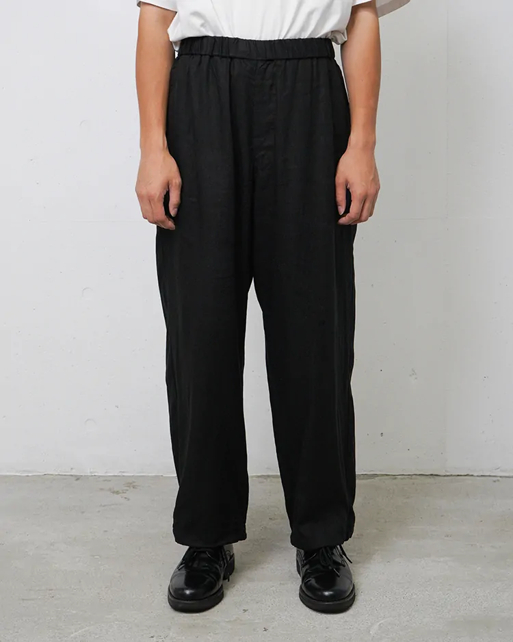 Graphpaper (MEN) / Linen Track Pants / BLACK